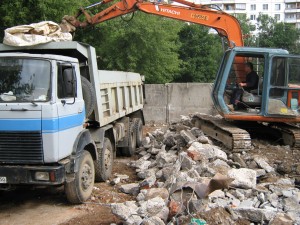 Вывоз строительного мусора Клин